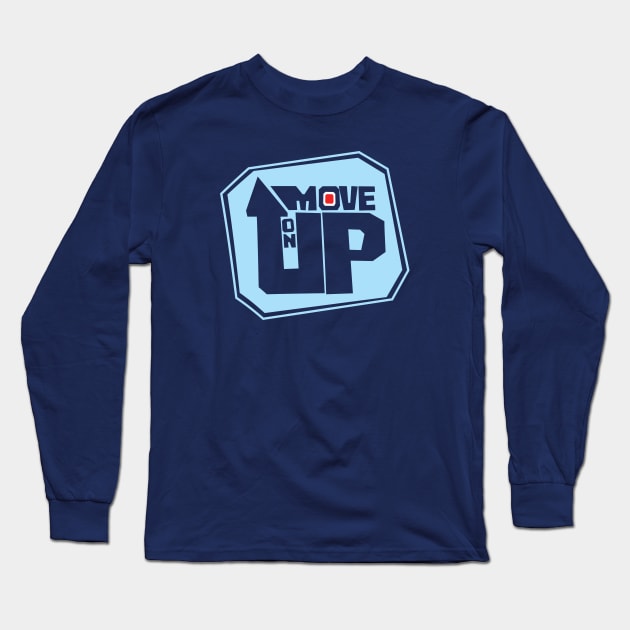 Move On Up Long Sleeve T-Shirt by modernistdesign